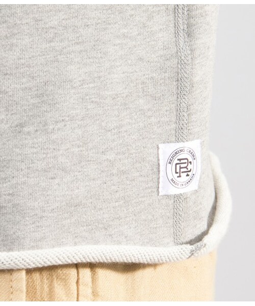 ADAM ET ROPE'（アダムエロペ）の「【OCEANS7月号掲載】別注【REIGNING CHAMP】スウェットTシャツ（Ｔシャツ/カットソー・メンズ・ブラック/グレー・S/M）」の8枚目の写真