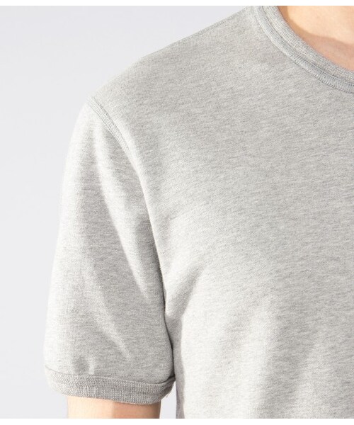 ADAM ET ROPE'（アダムエロペ）の「【OCEANS7月号掲載】別注【REIGNING CHAMP】スウェットTシャツ（Ｔシャツ/カットソー・メンズ・ブラック/グレー・S/M）」の7枚目の写真