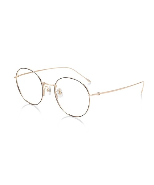 JINS(ジンズ)の「【Minimal Metal】(メガネ・レディース・ピンクゴールド(199)/ゴールド(295)/シルバー(396)/ブラック×ゴールド(494)・Small 50□20-145○47)」の2枚目の写真