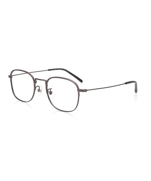 JINS（ジンズ）の「【Modern metal】（メガネ・メンズ・マットブラック(97)/ダークカーキ(29)/ガンメタル(92)/ゴールド(95)・Medium 49□22-151○42）」の2枚目の写真