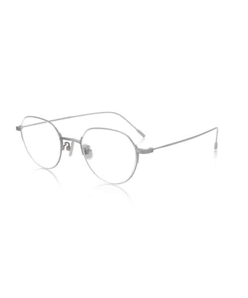 JINS（ジンズ）の「【Modern classic combi】（メガネ・ゴールド(495)/シルバー(196)/ガンメタル(293)/ブラウン(384)・Medium 48□21-150○42）」の4枚目の写真