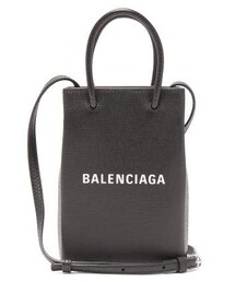 BALENCIAGA | Balenciaga - Shopping Mini Leather Cross Body Bag - Womens - Black(ショルダーバッグ)