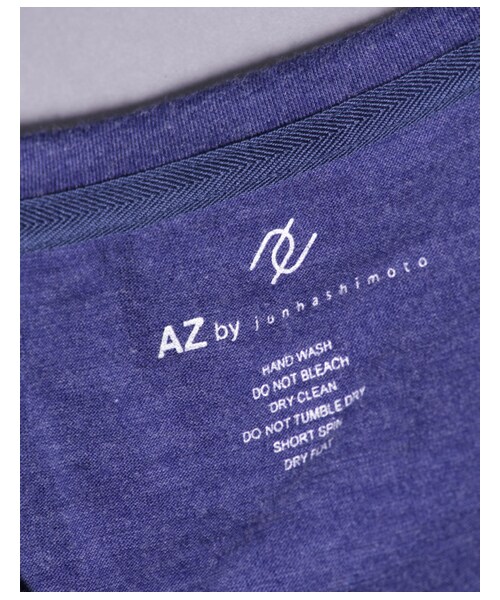 AZ by junhashimoto（エーゼイ バイ ジュンハシモト）の「T/C/R VネックポケットTEE S/S【T-107】（その他・メンズ・イエロー/ブルー/ミッドナイト/ホワイト・S/M/L）」の8枚目の写真