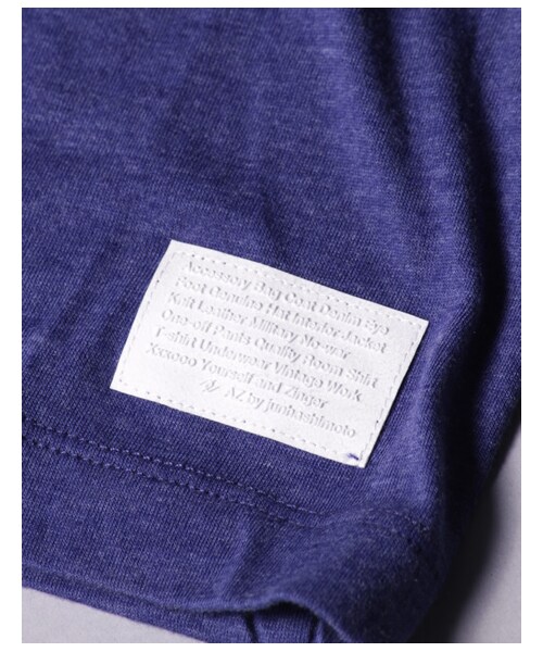AZ by junhashimoto（エーゼイ バイ ジュンハシモト）の「T/C/R VネックポケットTEE S/S【T-107】（その他・メンズ・イエロー/ブルー/ミッドナイト/ホワイト・S/M/L）」の11枚目の写真