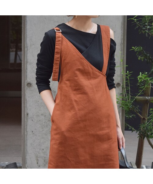 no brand（ノーブランド）の「2WAYワンショルダーコットンOP（ワンピース・レディース・その他）」の6枚目の写真