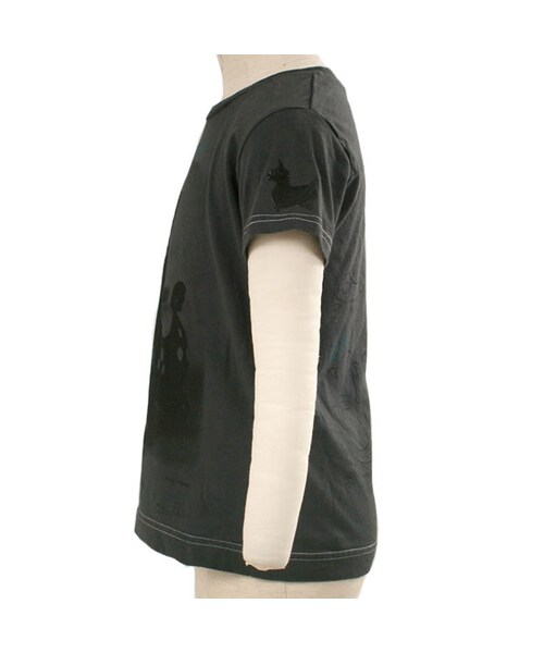 BOOFOOWOO(ブーフーウー)の「キッズサイズ ショートスリーブTee(ヴィンテージRody)(トップス・キッズ・グレー/ナチュラル・XS(80~90cm)/S(100~110cm)/M(120~130cm))」の5枚目の写真