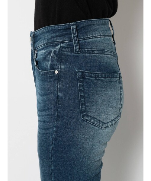 RESEXXY（リゼクシー）の「裏起毛デニムスキニーパンツ（デニムパンツ・インディゴ/ブラック・S/M/XS）」の15枚目の写真