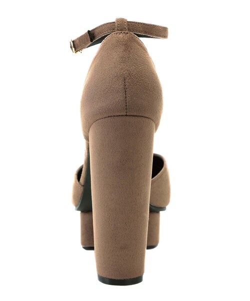 RESEXXY（リゼクシー）の「バイカラー太ヒールパンプス（その他シューズ・ピンク/ミックス/ブラック・L/M/S）」の6枚目の写真