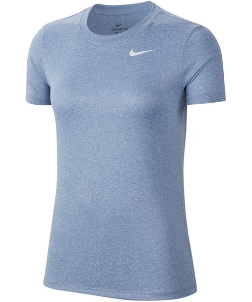 NIKE（ナイキ）の「Nike Dry Legend Training Tee（Tシャツ/カットソー・レディース・Blue・Medium/Large/X-small/Small）」の4枚目の写真