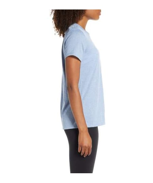 NIKE（ナイキ）の「Nike Dry Legend Training Tee（Tシャツ/カットソー・レディース・Blue・Medium/Large/X-small/Small）」の5枚目の写真