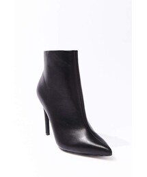 Forever 21 Faux Leather Ankle Boots