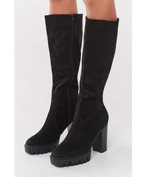 Forever 21 Faux Suede Tall Boots