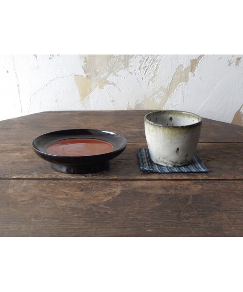 Handmade（ハンドメイド）の「antiques 漆器 日の丸 椿皿（食器）」 - WEAR