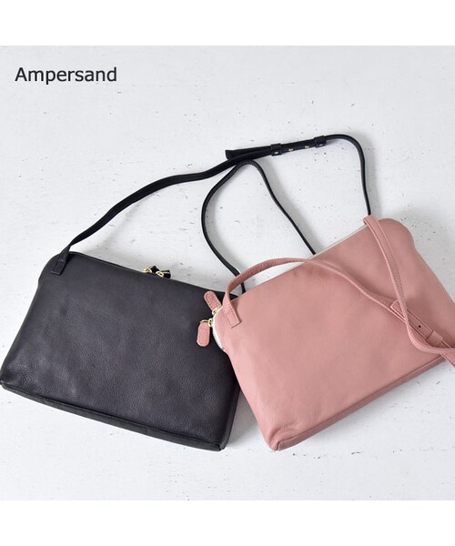 Ampersand（アンパサンド）の「Ampersand soft pochette bag 日本製