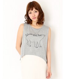 NOMINE | シロクマ刺繍タンク(トップス)