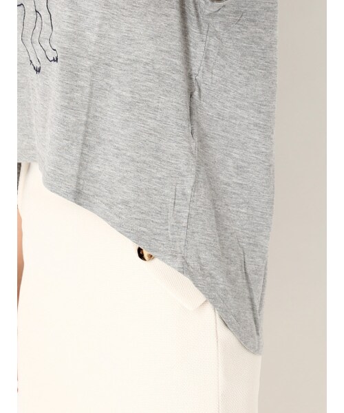 NOMINE（ノミネ）の「シロクマ刺繍タンク（トップス・レディース・white/gray・F）」の9枚目の写真