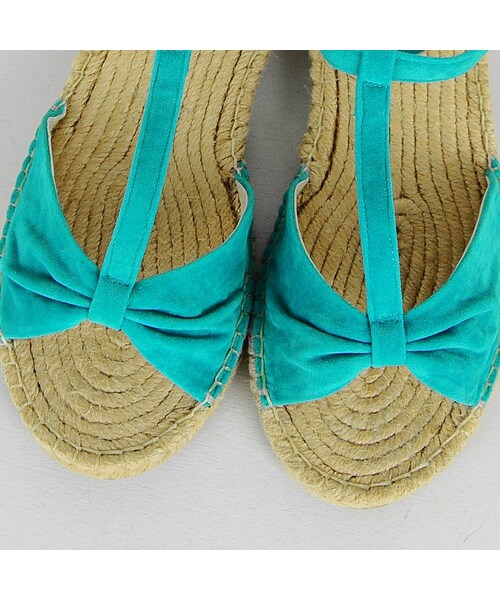 ORiental TRaffic（オリエンタルトラフィック）の「Tストラップジュートサンダル（シューズ・レディース・ブラック/グリーン/レインボー・S/M/L/LL）」の9枚目の写真