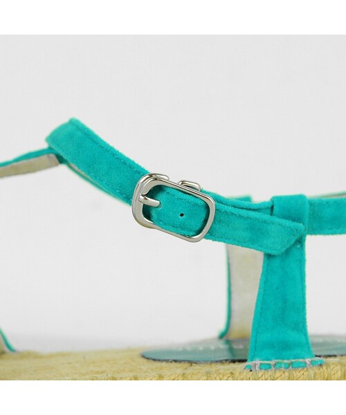 ORiental TRaffic（オリエンタルトラフィック）の「Tストラップジュートサンダル（シューズ・レディース・ブラック/グリーン/レインボー・S/M/L/LL）」の6枚目の写真