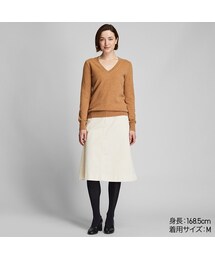 UNIQLO | カシミヤVネックセーター（長袖）(ニット/セーター)