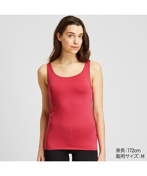 UNIQLO（ユニクロ）の「ヒートテックブラタンクトップ（ブラジャー・レディース・BEIGE 31/OFF WHITE 01/DARK GRAY 08/BLUE 62/RED 14/BLACK 09・M/S/XL/XXL/XS/L/3XL）」の6枚目の写真