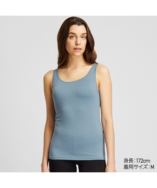 UNIQLO（ユニクロ）の「ヒートテックブラタンクトップ（ブラジャー・レディース・BEIGE 31/OFF WHITE 01/DARK GRAY 08/BLUE 62/RED 14/BLACK 09・M/S/XL/XXL/XS/L/3XL）」の5枚目の写真