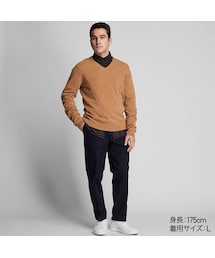 UNIQLO | カシミヤVネックセーター（長袖）(ニット/セーター)