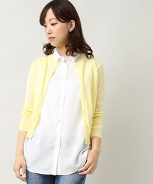 STUDIOUS | コットンクルーネックカーディガン(その他)