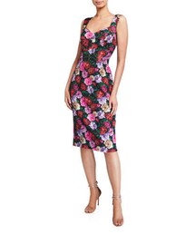 ESCADA（エスカーダ）の「Escada Dinavia Floral-Print Cocktail Dress