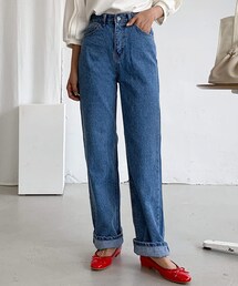 DHOLIC | ストレートデニムパンツ(デニムパンツ)