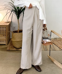 DHOLIC | ダイアゴナルタックパンツ(その他パンツ)