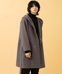 STUDIOUS スーパー110sジロンラムメルトンノーカラーコート STUDIOUS スーパー110sジロンラムメルトンノーカラーコート