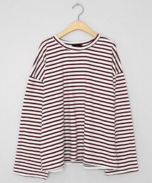 DHOLIC | ボーダールーズTシャツ(Tシャツ/カットソー)