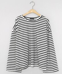 DHOLIC | ボーダールーズTシャツ(Tシャツ/カットソー)
