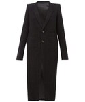 【美品】リックオウエンス　Rick Owens ブラックコート Rick Owens リック オウエンス FW24 OFFICER COAT / BLK - NUBIAN