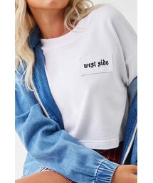 Forever 21 West Side Cropped Sweatshirt
