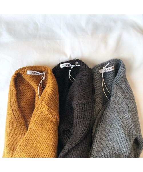 cache cache（カシュ カシュ）の「MINGO.   cardigan(sudan)（カーディガン/ボレロ・キッズ・その他）」の2枚目の写真