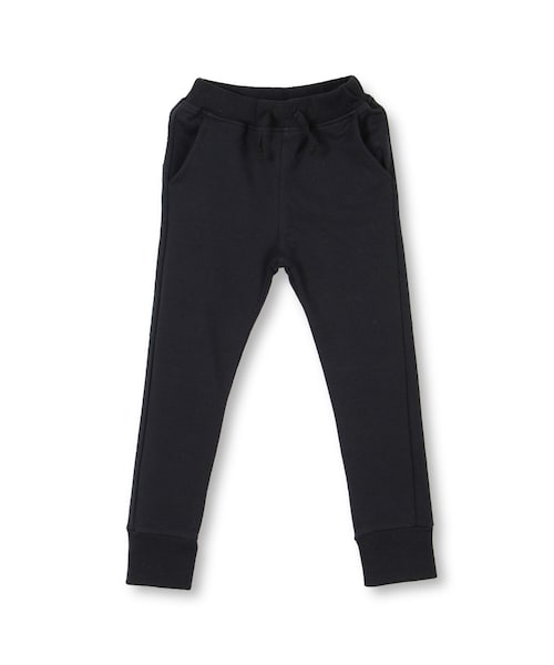 BRANSHES（ブランシェス）の「ストレッチミニ裏毛ジョガーパンツ（その他パンツ・キッズ・カーキグリーン/杢グレー/ブラック・80cm～150cm）」の2枚目の写真