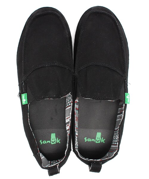 sanuk(サヌーク)の「COMMODORE(その他・メンズ・ブラック/ベージュ/レッド・9/10)」の7枚目の写真