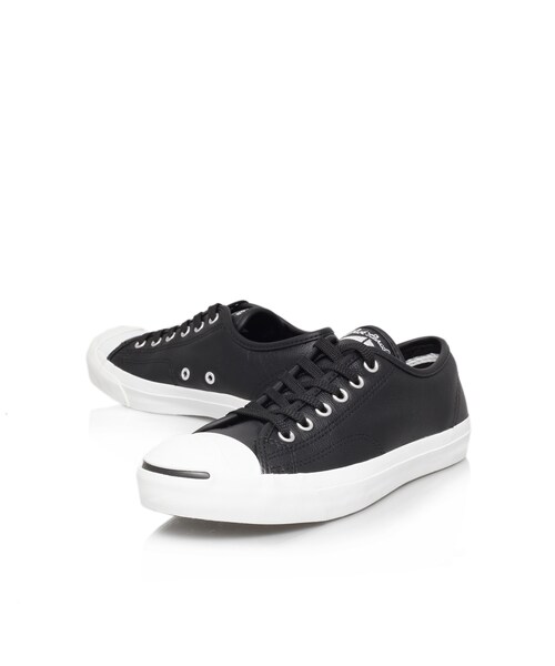 CONVERSE（コンバース）の「JACK PURCELL LEATHER（シューズ・メンズ・BLACK・40）」の2枚目の写真