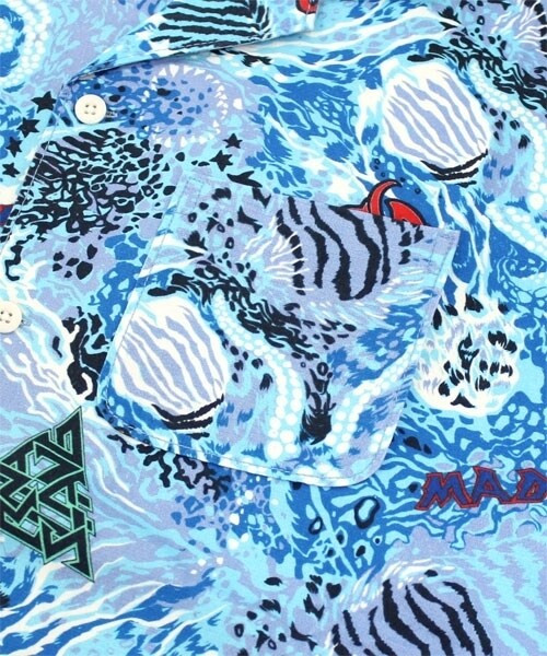 RNA(アールエヌエー)の「SEA柄シャツ(トップス・レディース・シーブルー/パッションピンク・M)」の6枚目の写真