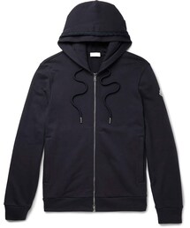 MONCLER | Moncler Loopback Cotton-Jersey Zip-Up Hoodie (スウェット)
