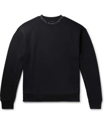 Acne Studios | Acne Studios Flogho Logo-Print Fleece-Back Cotton-Jersey Sweatshirt(スウェット)