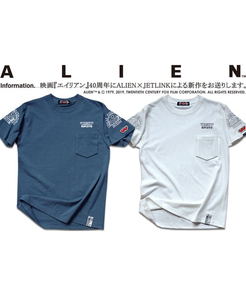 エイリアンTHE NOSTROMO CREW WORK T-SHIRTS 映画『エイリアン』公開40周年記念 THE NOSTROMO CREW WORK T