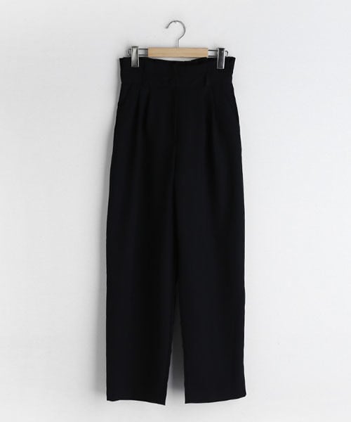 DHOLIC（ディーホリック）の「タックウエストスラックス（スラックス・レディース・パープル/ブラック/ベージュ・FREE）」の2枚目の写真