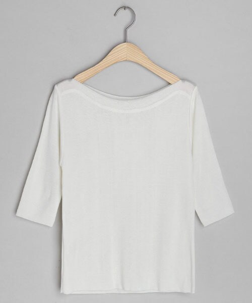 DHOLIC（ディーホリック）の「ボートネックニット（ニット/セーター・レディース・グリーン/ブラウン/ホワイト/ブラック/ベージュ・FREE）」の2枚目の写真