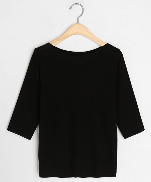 DHOLIC（ディーホリック）の「ボートネックニット（ニット/セーター・レディース・グリーン/ブラウン/ホワイト/ブラック/ベージュ・FREE）」の3枚目の写真