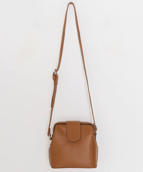 DHOLIC（ディーホリック）の「がま口ショルダーバッグ（ショルダーバッグ・レディース・ベージュ/レッド/ブラック/ブラウン・FREE）」の3枚目の写真