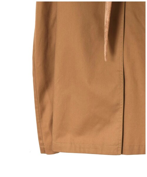 w closet(ダブルクローゼット)の「2素材切替トレンチコート(ジャケット/アウター・レディース・サンドベージュ/Dベージュ・FREE)」の9枚目の写真