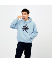 ABLAZE AGAIN GROUNDY 長袖スウェットパーカー 刺繍 バルーン スウェット パーカー プルオーバー 長袖 トップス レディース