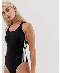 ★送料無料★ADIDAS SWIM 3S Uバック水着 JI6030 adidas 3S 水着 黒 | Swiminn ワンピース水着